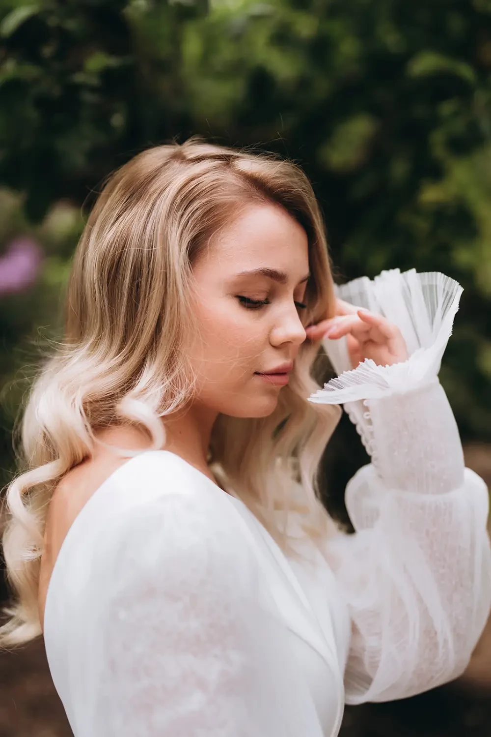 White gown